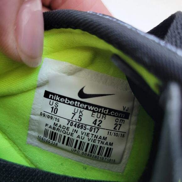 Nike Free 5.0 TR Women's Black Sneakers Size 10 9225-2796 - Picture 7 of 8